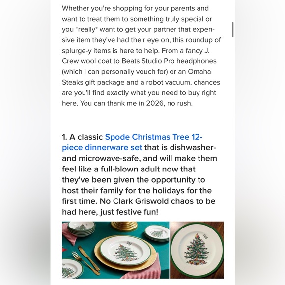 Spode Santa Christmas Tree Replacement Plate.  Made in England - Picture 5 of 6